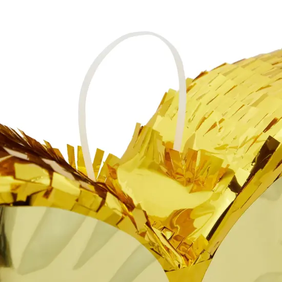 Gold Foil Number 30 Pinata for 30th Birthday Party Decorations, Anniversary Celebrations (Small, 16.5 x 13 x 3 In) {7}