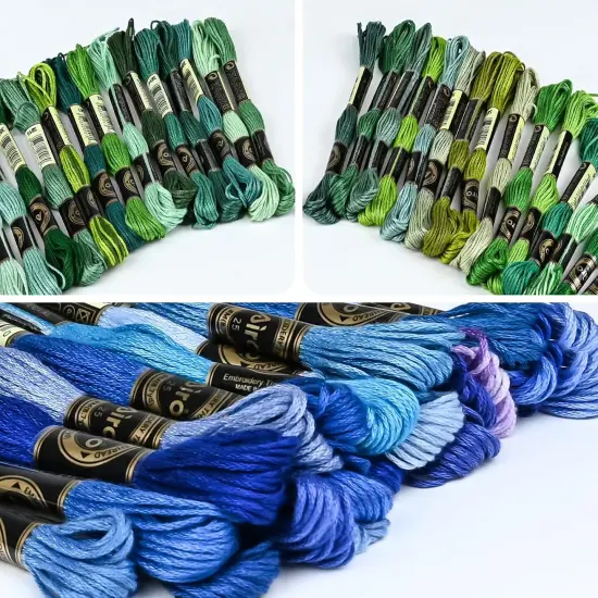 500 Color Rainbow Cross Stitch Thread, 26.3ft Each Skein Embroidery Cotton Thread for Cross Stitch, Embroidery, Craft Floss, Bracelet Making {3}