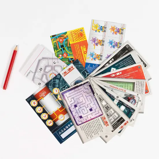 Professor Puzzle: Escape From The Space Station - An Out Of This World Mini Escape Room Game, 12 Picture-Maze-Solution Puzzles, Ages 12+, 1+ Players {6}