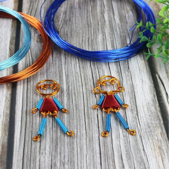 14 Rolls Colored Aluminum Craft Wire 1mm Flexible Metal Artistic Floral Jewelry Beading Wire for DIY Jewelry Craft Making, Each Roll 32.8 Feet, 14 Colors {4}