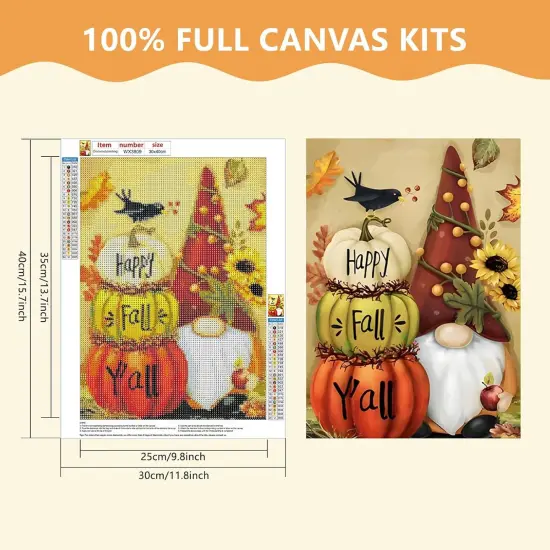 12 x 16 Inch - Gnome Diamond Painting Kits for Adults {2}