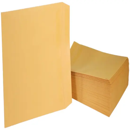 School Smart Grip Seal Envelopes, 10 x 13 Inches, Kraft, Pack of 100 {3}
