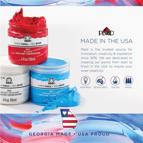 FolkArt Super Thick Acrylic Paint Tintable Medium 4oz {5}