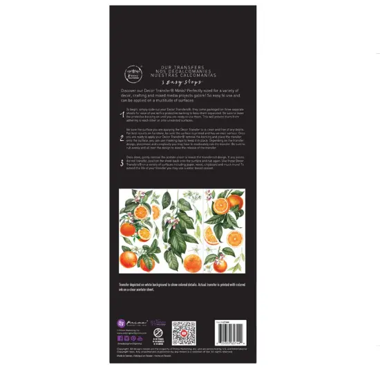 Small Transfers - Citrus Slice - 3 sheets, 6"x12" {4}