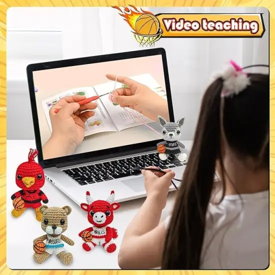 6PCS Crocheting Animal Kits {3}