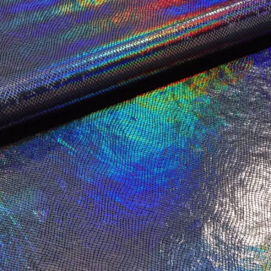 Cobra Foil Printed Stretch Velvet Fabric Kelly/Green {3}