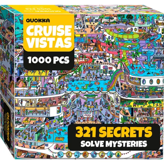 1000 Pcs Jigsaw Puzzle for Adults | Cruise Vistas {1}