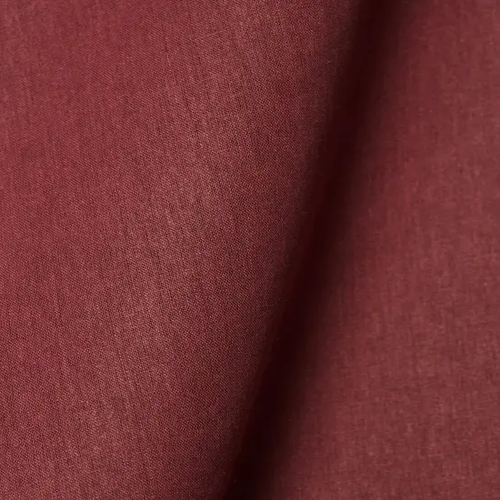 1 Yard Burgundy Linen Silk Blend Fabric Soft Finish Woven Midweight 54" Width {5}