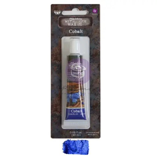 Art Alchemy Metallique Wax - Cobalt - 0.68oz (20ml) wax paste {1}