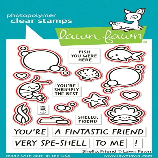 Lawn Cuts Custom Craft Die-Shello, Friend {3}