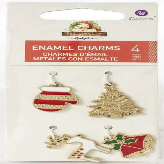 Christmas in the Country - Enamel charms - {2}
