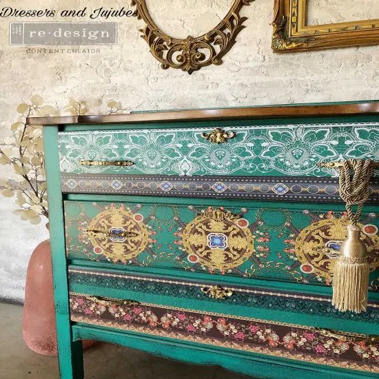 Decor Transfers&reg; - Cece Divine In Denim - total sheet size 24"x35", cut into 2 sheets {4}