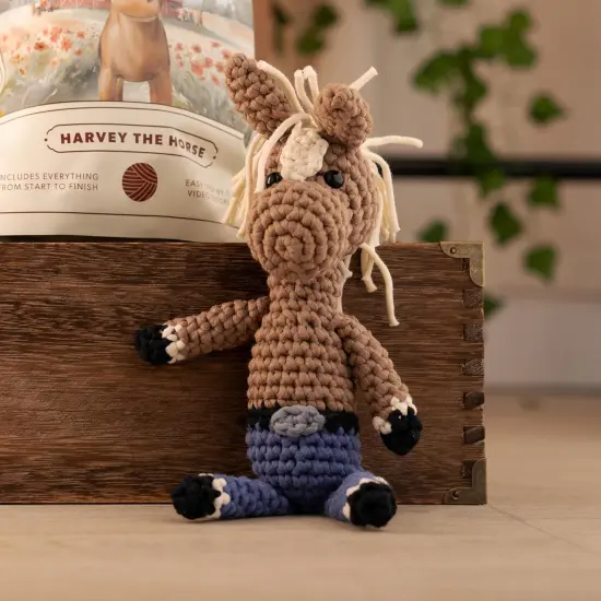 Stuffed Crochet Animal Kit - Harvey the Horse {4}