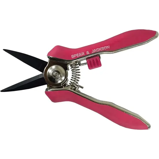 Spear & Jackson Bypass Pruner and Mini Snips Gift Set, Premium Gardening Tools with Carbon Steel Blades for Precision Cutting and Trimming {5}