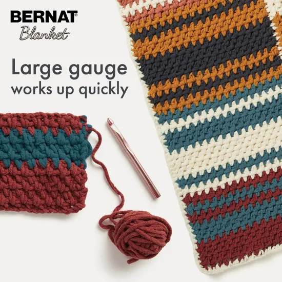Bernat Blanket Big Ball Yarn 24 Pack-Malachite {5}