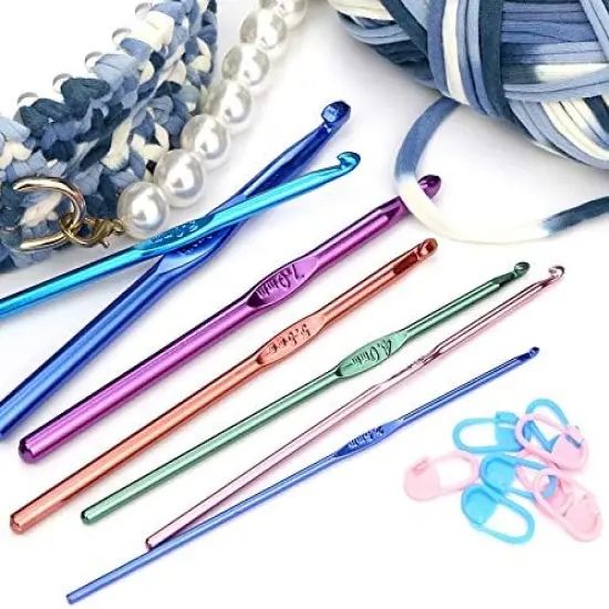 14PCS Aluminum Crochet Hooks {3}