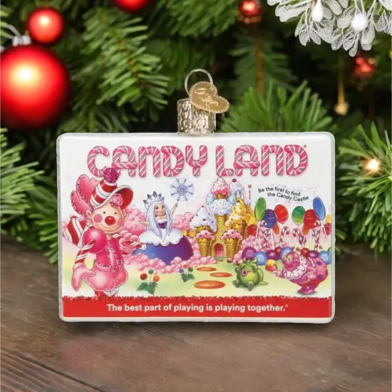 Old World Christmas 2.75 In Candy Land® Christmas Tree Ornament , Games Fun Ornament Playing Multicolored {4}