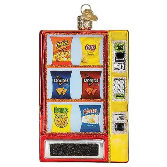 Old World Christmas 4.5 Inch Frito Lay Vending Machine Christmas Tree Ornament , Chips Doritos Lays Ruffles Multicolored {1}