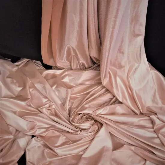 1 Yard Low Stretch Blush Nude Denier Tricot Polyester Fabric 108&Prime;-120&Prime; Inch Wide {2}