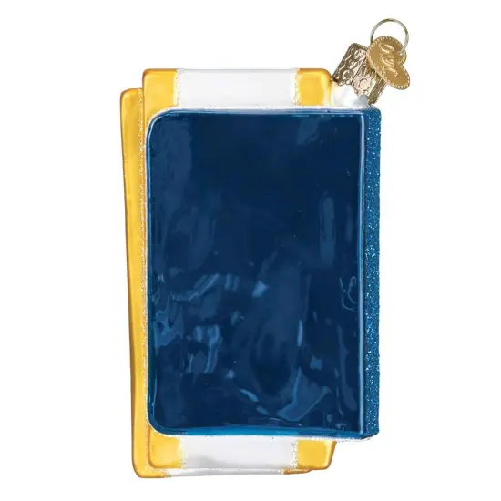 Old World Christmas 4.25 In Passport Christmas Tree Ornament , Ornament Travel International Blue {2}