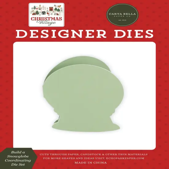 Christmas Village Medium Die Set-Build A Snowglobe {1}