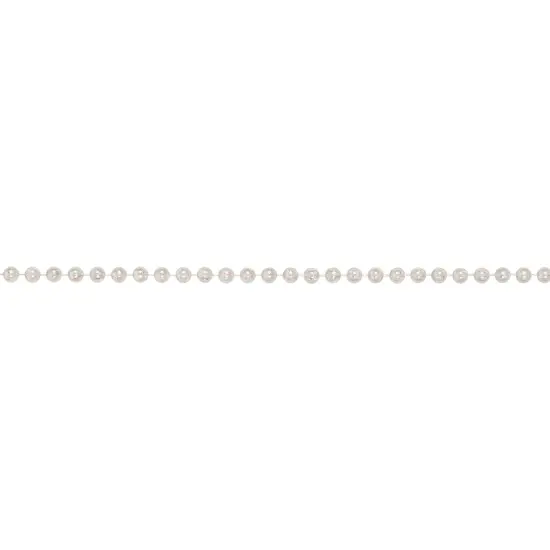 Northlight Shiny Beaded Christmas Garland -15' x .25" - Iridescent - Unlit Clear {6}