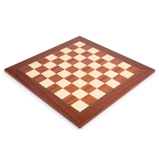 WE Games - Deluxe Mahogany Chessboard with Storage Box &ndash; Handmade in Spain &ndash; 20 in. {2}