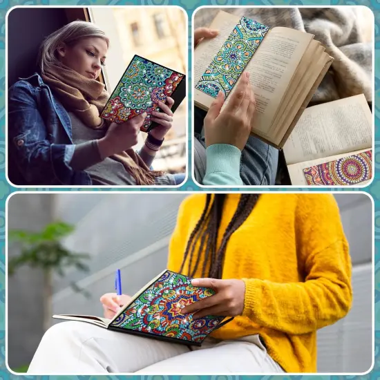 8 Pcs Mandala Designs Diamond Art Set Back to School Gifts {4}