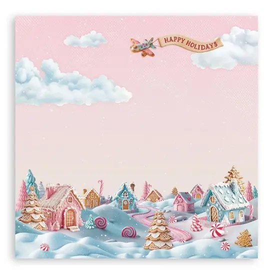 Stamperia Single-Sided Paper Pad 12"x12" 22/Pkg-Candy Christmas {5}