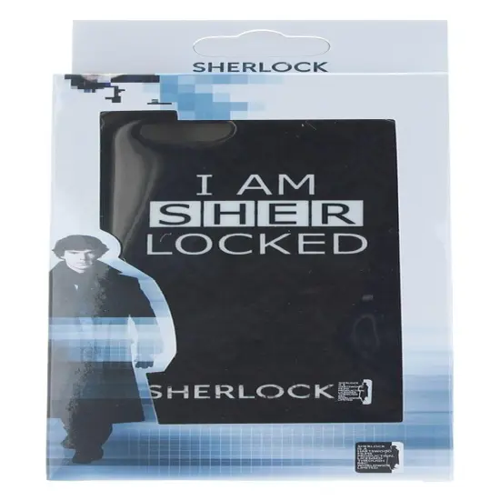 Sherlock iPhone 6 Hard Snap Case: I Am Sher Locked, Black {3}