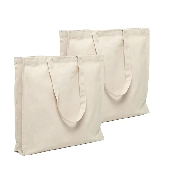 Durable Canvas Tote 15 1/4" x 3 1/8" x 14 9/16" {1}