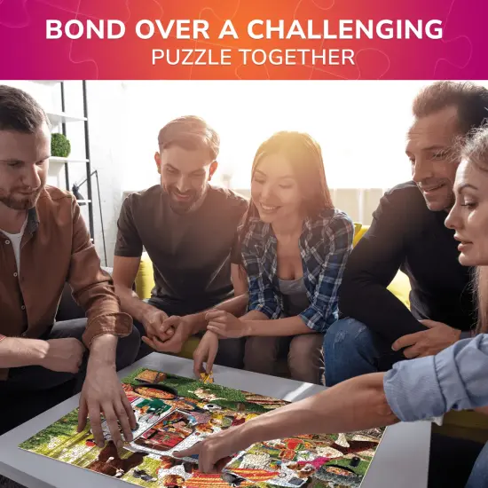 QUOKKA 1000 Pieces Puzzle for Adults and Up - Jigsaw Puzzles for Men and Women - Funny Animals Activity for Kids Ages 8-12 and Up - Colourful Game Toy for Family {6}