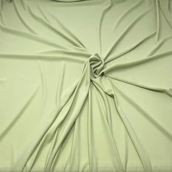 1 Yard Soft ITY Knit Solid Fabric Smooth Stretchy Material for Stylish Draped Clothing 60 Inch Width Olive {6}