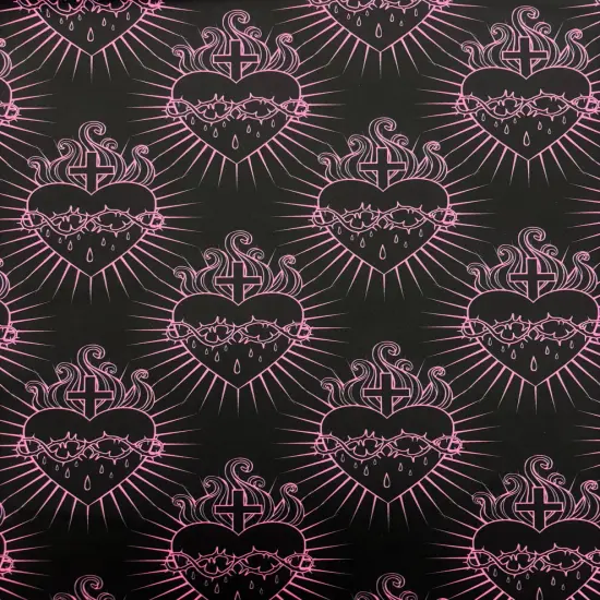 1 Yard Sacred Heart Stretch Spandex Fabric for Dancewear and Swimwear 58/60 Inches Wide {3}