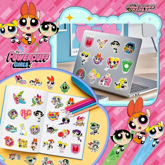 (50PCS) The Cute Girls Stickers for Water Bottle, Cartoon Water Bottles Decals {5}