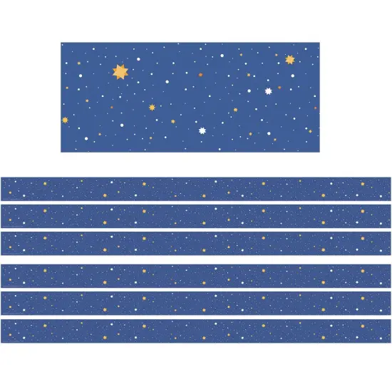 Once Upon A Dream Starry Night Deco Trim&reg;, 37 Feet Per Pack, 6 Packs {1}