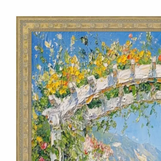 Narrow Gold Stars Picture Frame 36x36 frame {2}