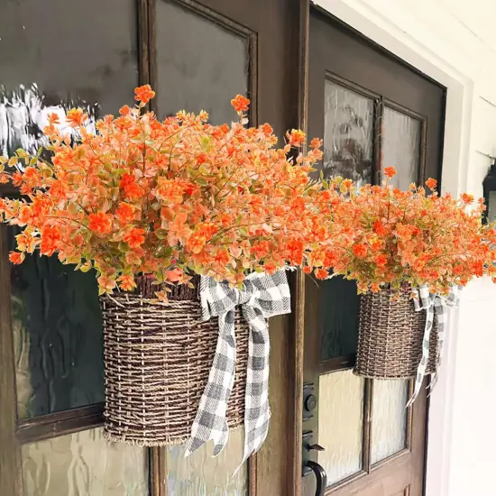 24PCS Artificial Fall Flowers for Outdoors {5}