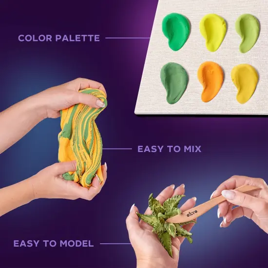 OKTO Sensory Art 3D Woodcraft &ldquo;Energy&rdquo; &ndash; Succulent Craft Kit {5}