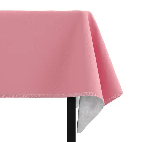 Exquisite Vinyl Tablecloth &ndash; 54" x 70" &ndash; Pack of 1 &ndash; Rectangular Plastic Table Cover with Flannel Backing &ndash; Reusable & Waterproof Tablecloth for Events and Parties Pink {2}