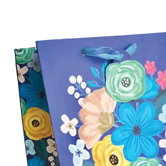 Deluxe Patterned Gift Bags 10" X 4" X 8" {3}