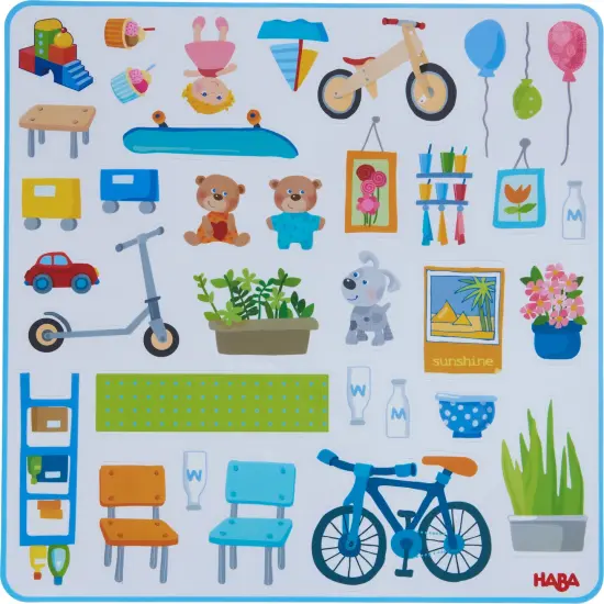 HABA Little Friends Luxury Decorative Decals for Townhouse Villa Multicolor {4}