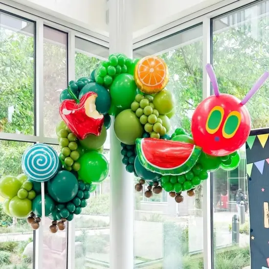 Fruit Foil Balloons for First Birthday Decorations Picture Book Story Theme Party {2}