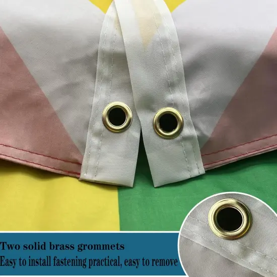 Intersex Progress Pride Flags 3x5 Outdoor -Double Sided 3 Ply Heavy Duty Inclusive Lesbian Gay Bisexual Transgender Rainbow Flags Banner for Outside with 2 Brass Grommets UV protection Fade Resistant for Indoor Outdoor {5}