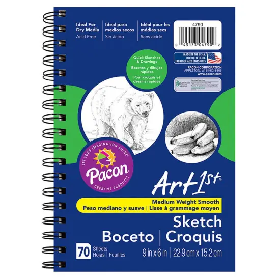 Sketch Diary, Standard Weight, 9" x 6", 70 Sheets {1}