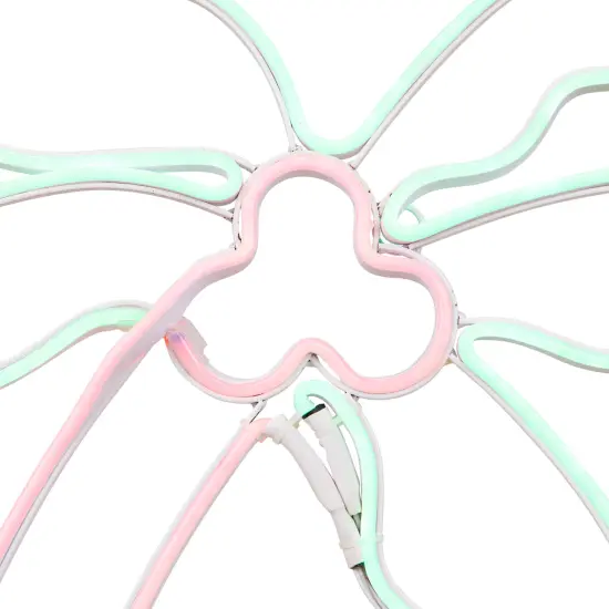 Northlight LED Palm Tree Neon Lighted Wall Art - 24.5" - Orange and Green {7}