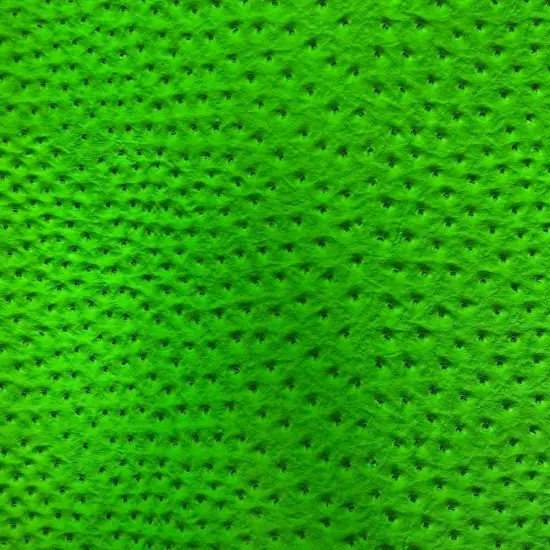 1 Yard Faux Leather Vinyl Fabric Ostrich Texture Upholstery Handbags Wallets 54" Width Neon Green {1}