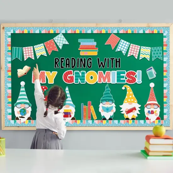 57pcs Back to School Gnomes Bulletin Board Set {4}