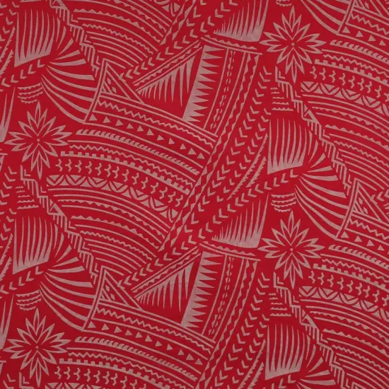 1 Yard Traditional Polynesian Tattoo Flocking Fabric 60 Inch Width Black/White {2}