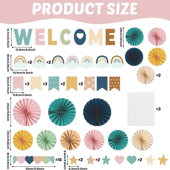Boho Welcome Bulletin Board Sets {2}